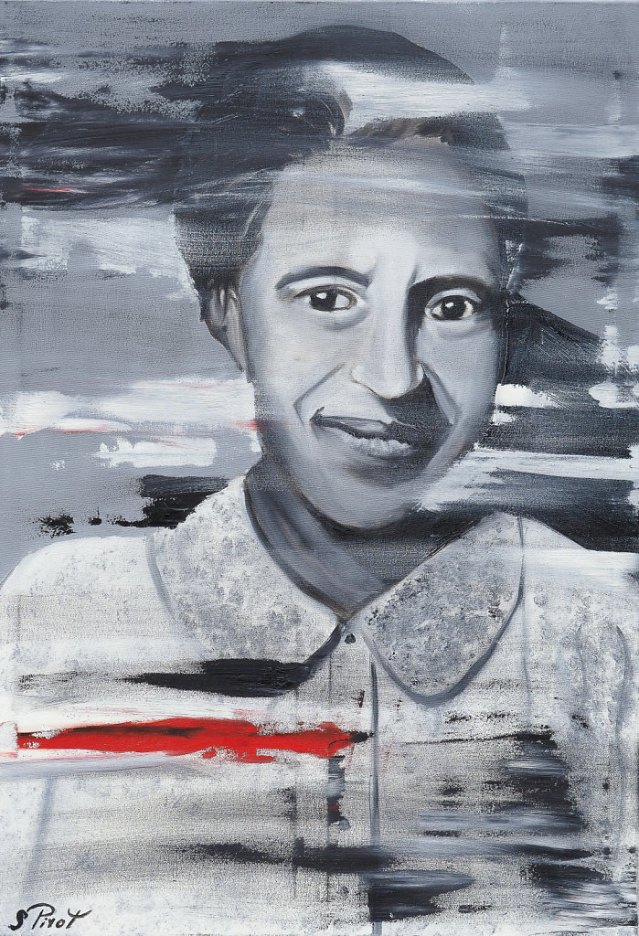 « Resistance »  Rosa Parks, 100 sur 80 cm, 2020
